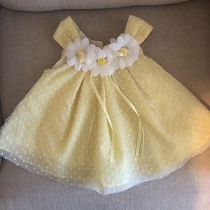 Yellow Dress Top and Matching Leggings